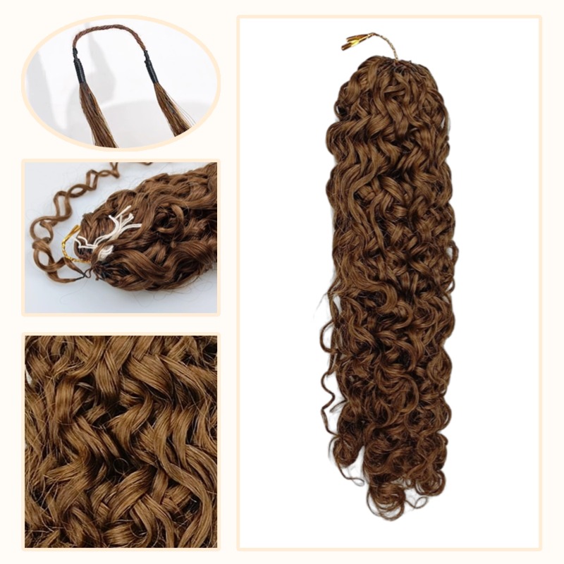 Crochet Braids - #4 Pixie Curly Human Crochet Hair