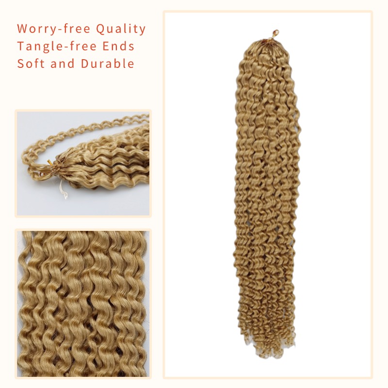 Crochet Braids - #27 Kinky Curly Human Crochet Hair