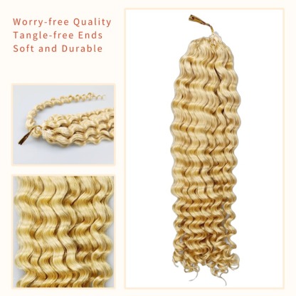 Crochet Braids - #613 Deep Wave Human Crochet Hair