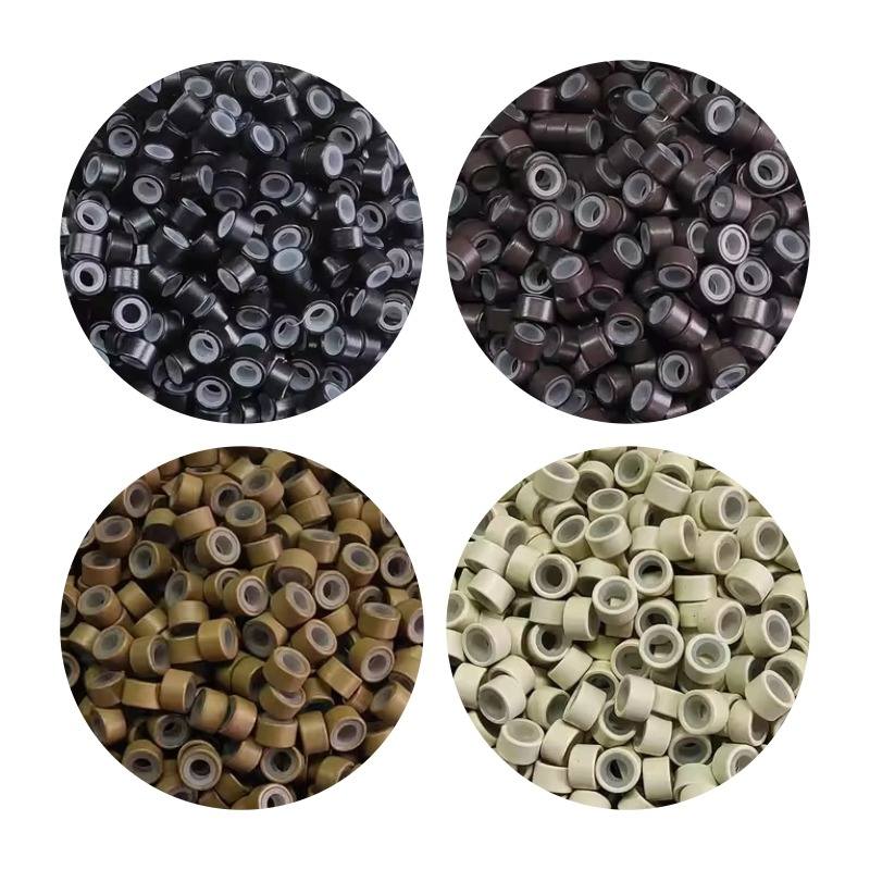Silicone Beads for I-tip Hair Extensions