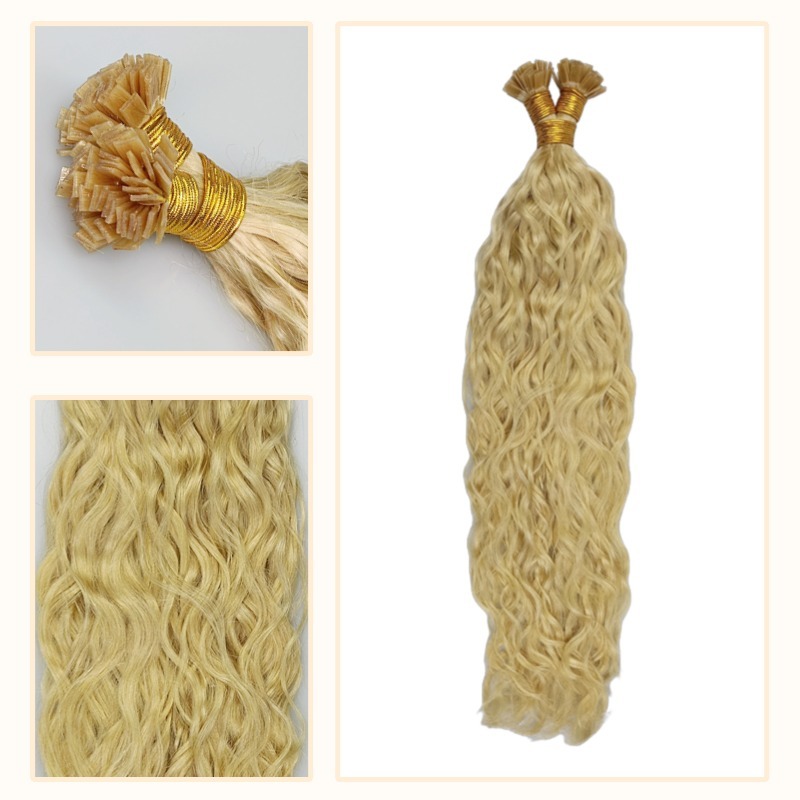 K-Tip Hair Extensions - #613 Water Wave Human Hair