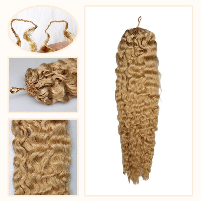 Crochet Braids - #27 Burmese Curly Human Crochet Hair