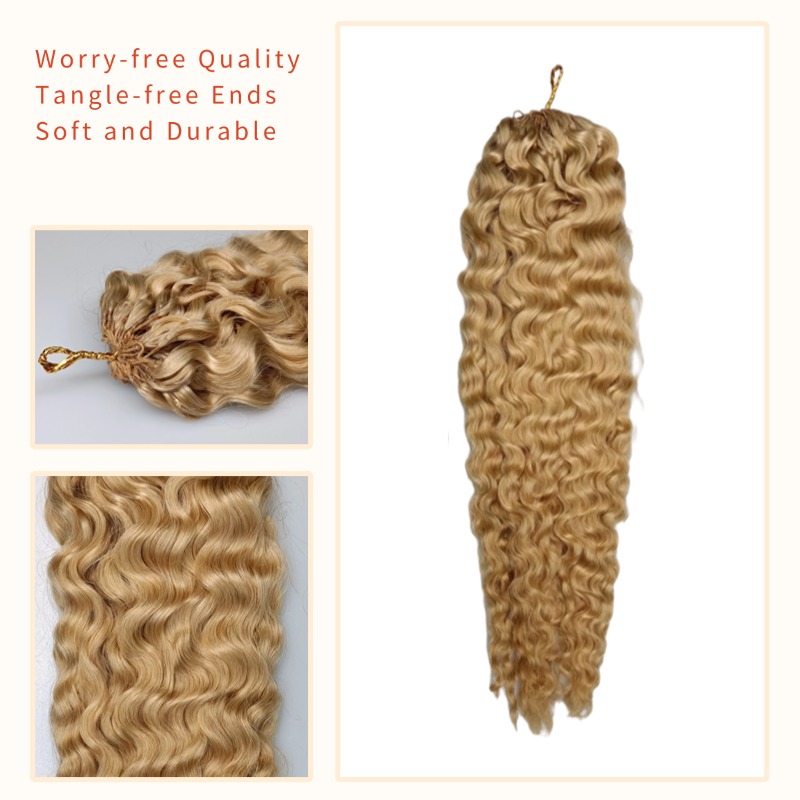 Crochet Braids - #27 Burmese Curly Human Crochet Hair
