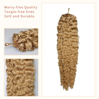 Crochet Braids - #27 Burmese Curly Human Crochet Hair