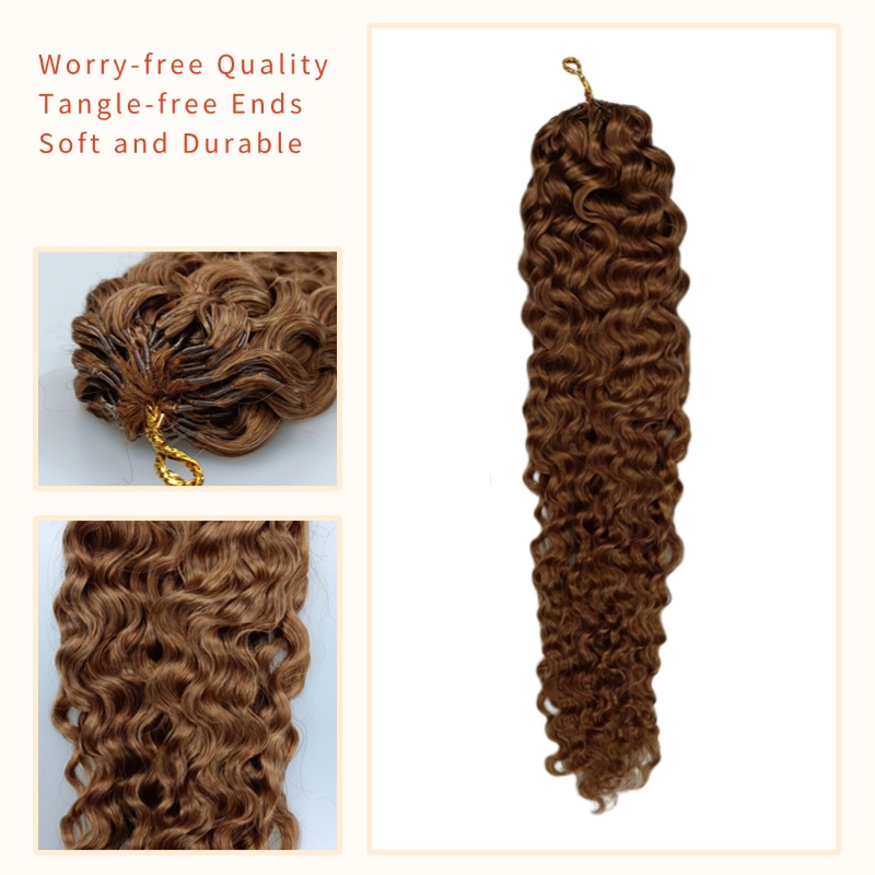 Crochet Braids - #30 Burmese Curly Human Crochet Hair