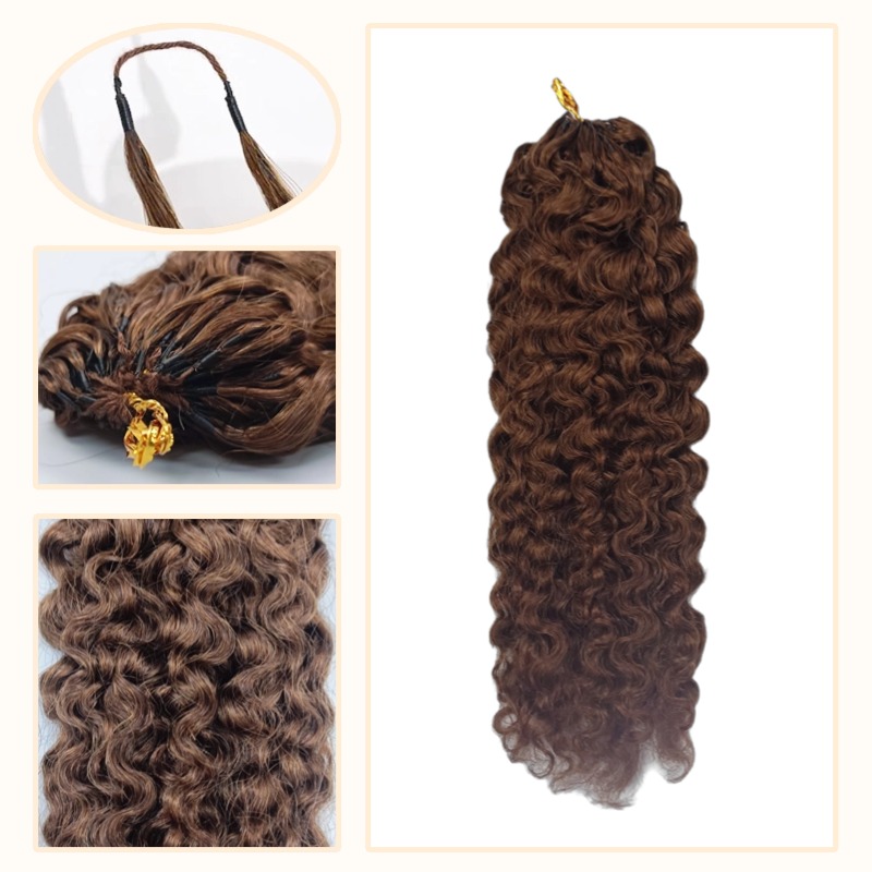 Crochet Braids - #4 Burmese Curly Human Crochet Hair