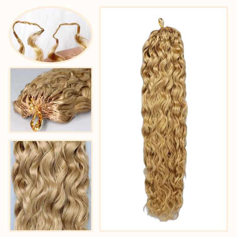 Crochet Braids - #27 Water Wave Human Crochet Hair