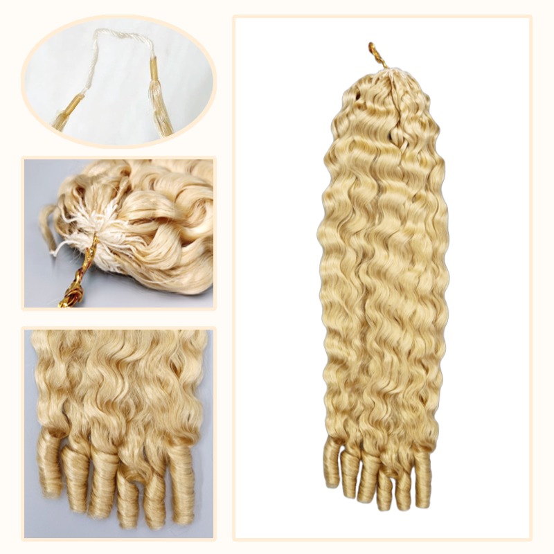 Crochet Braids - #613 French Curly Human Crochet Hair