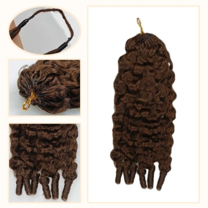 Crochet Braids - #2 French Curly Human Crochet Hair