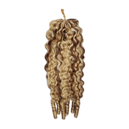 Crochet Braids - #4/27/613 French Curly Human Crochet Hair