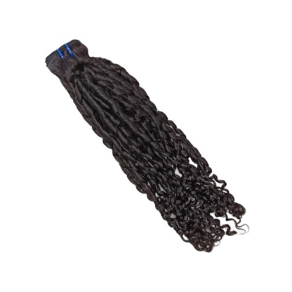 Sew In Hair Extensions - #1B Pissy Curly Human Hair Bundles