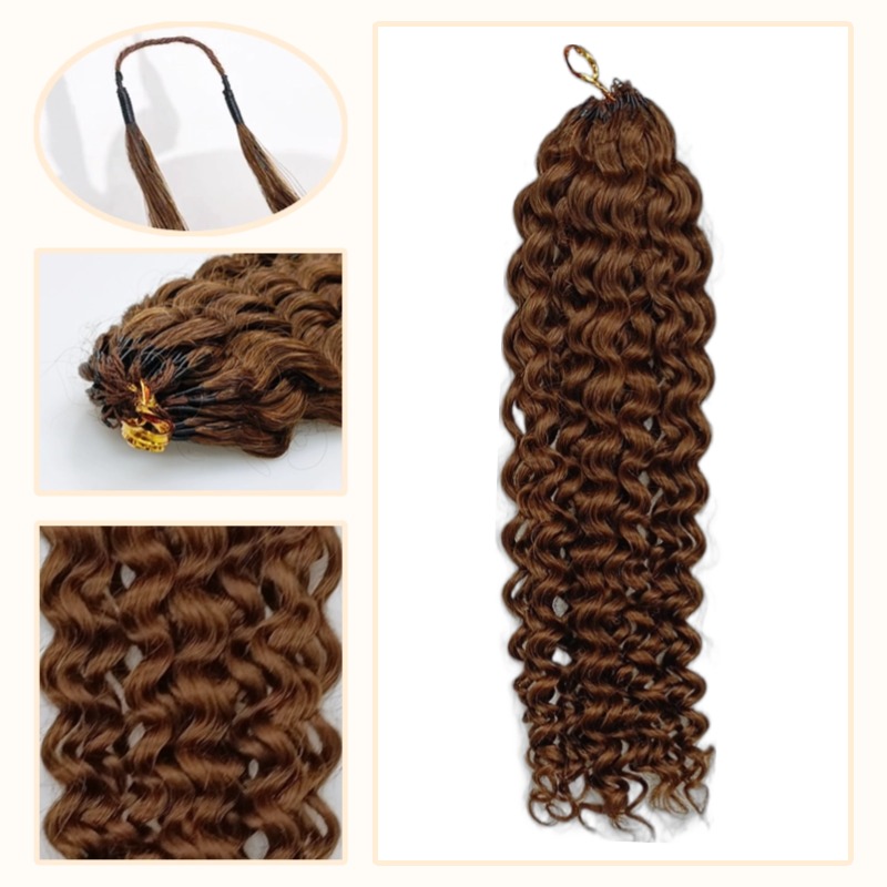 Crochet Braids - #4 Deep Curly Human Crochet Hair