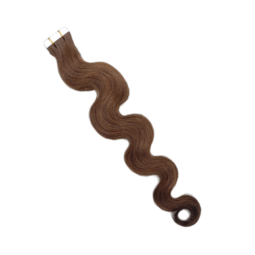 Tape In Hair Extensions - #4 Body Wave Human Hair