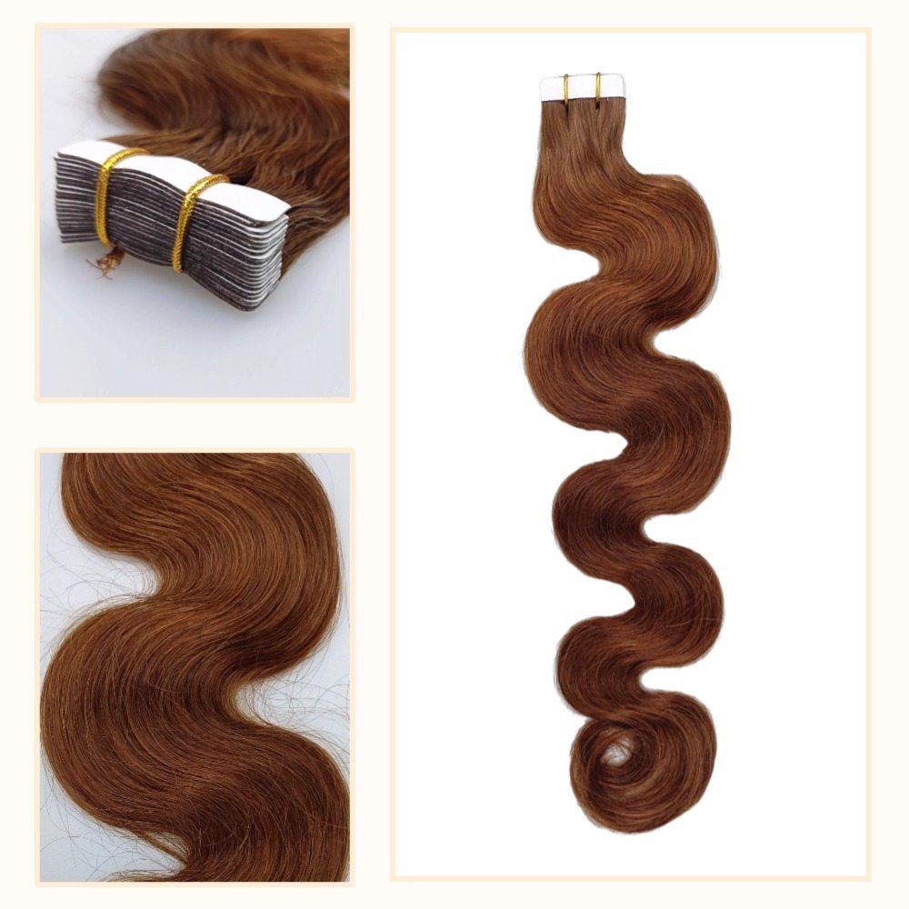 Tape In Hair Extensions - #5 Body Wave Human Hair