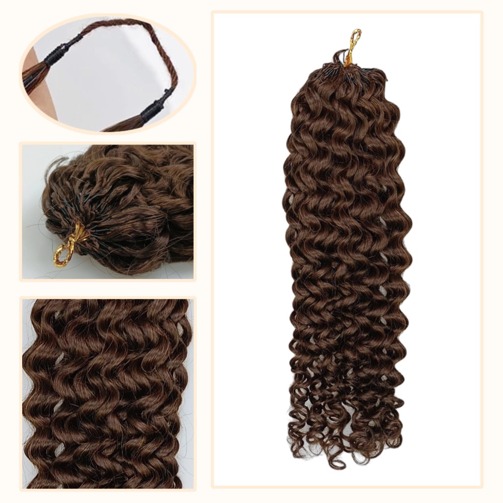 Crochet Braids - #2 Deep Curly Human Crochet Hair