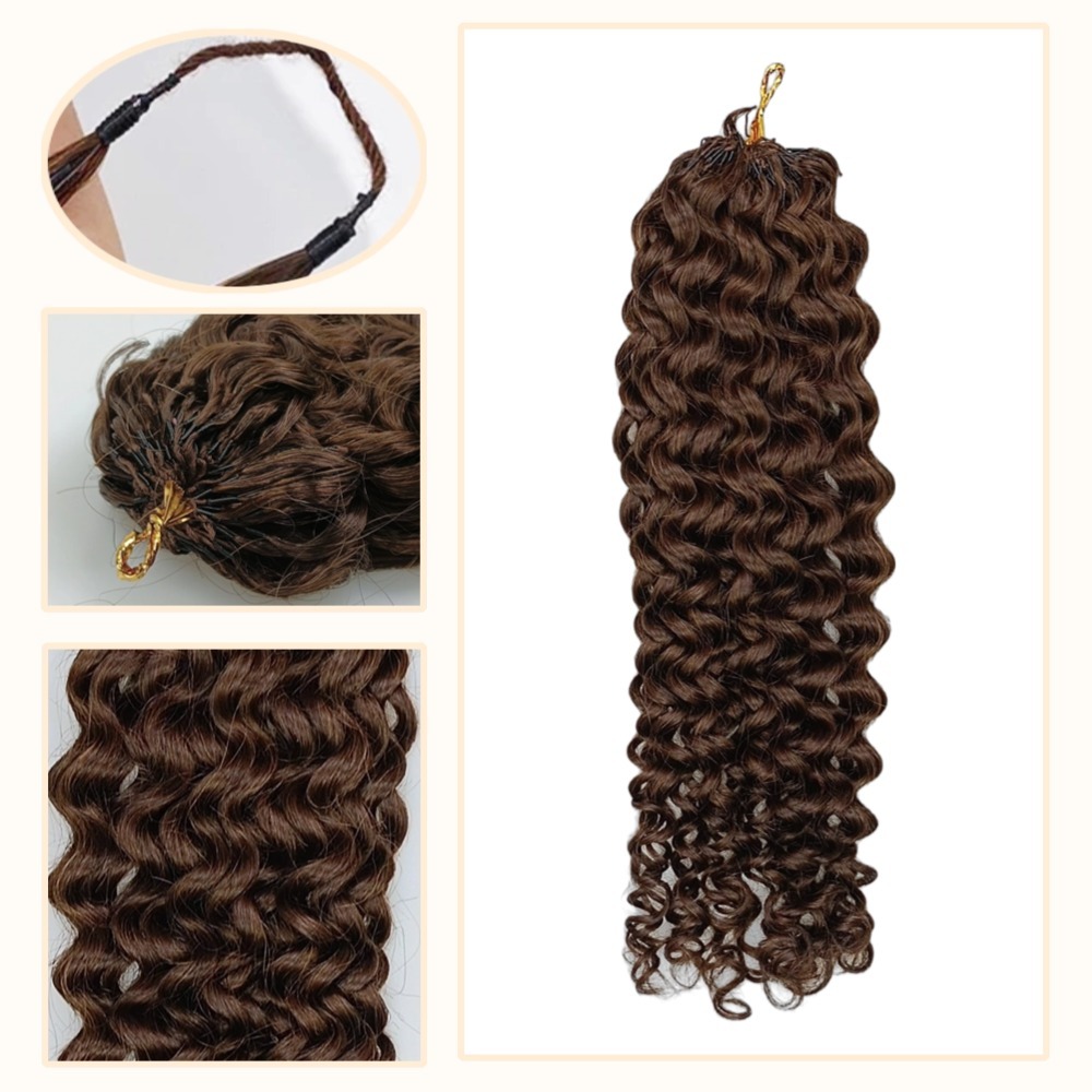 Crochet Braids - #2 Deep Curly Human Crochet Hair