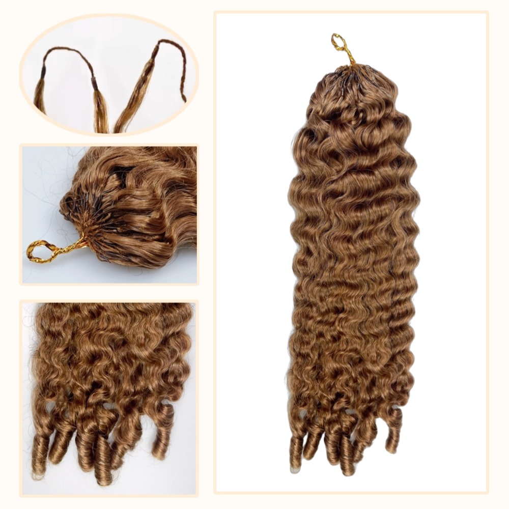 Crochet Braids - #30 French Curly Human Crochet Hair