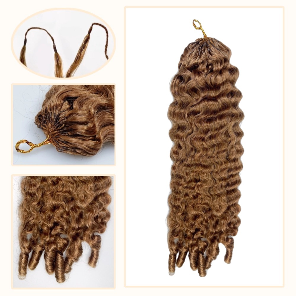 Crochet Braids - #30 French Curly Human Crochet Hair