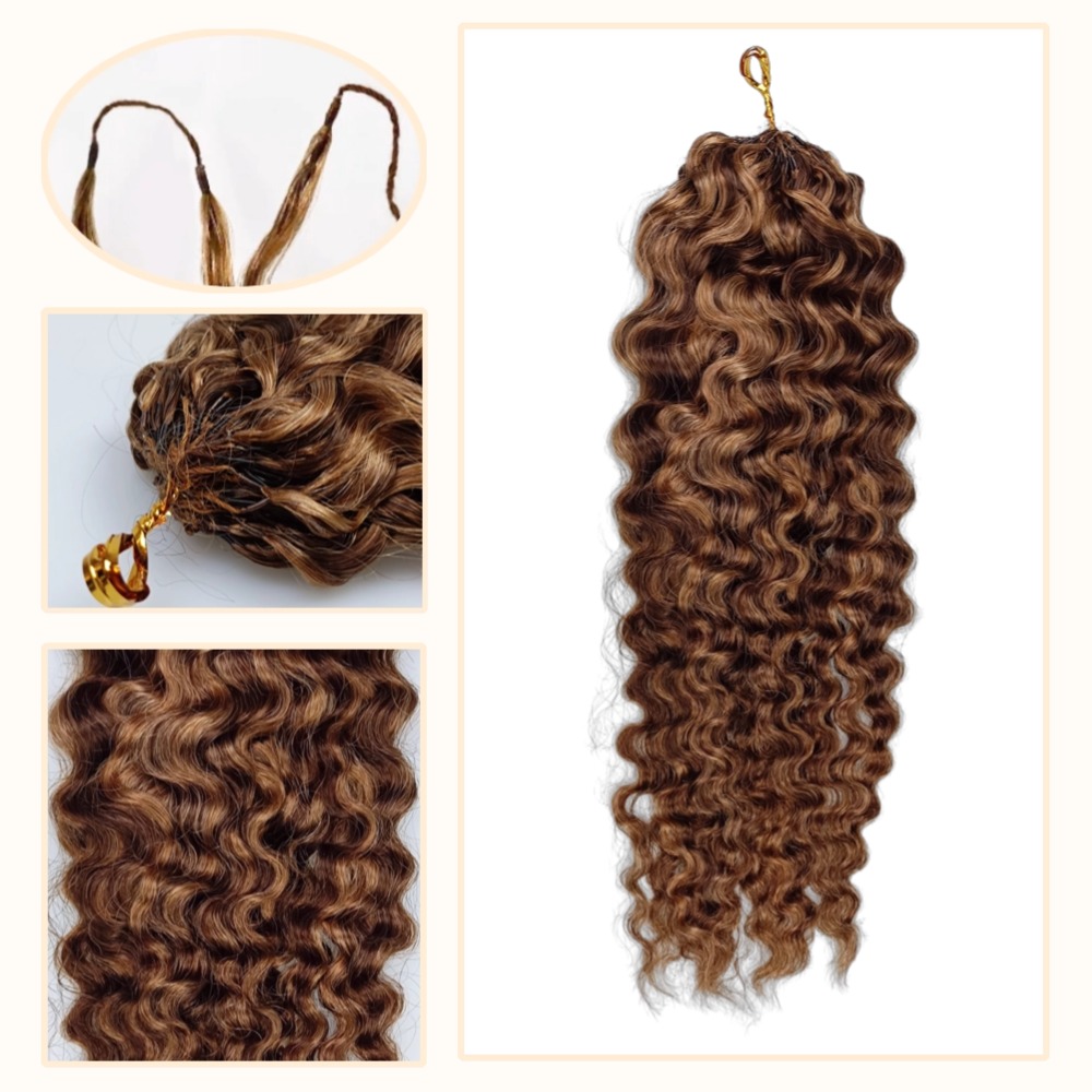 Crochet Braids - #4/30 Burmese Curly Human Crochet Hair