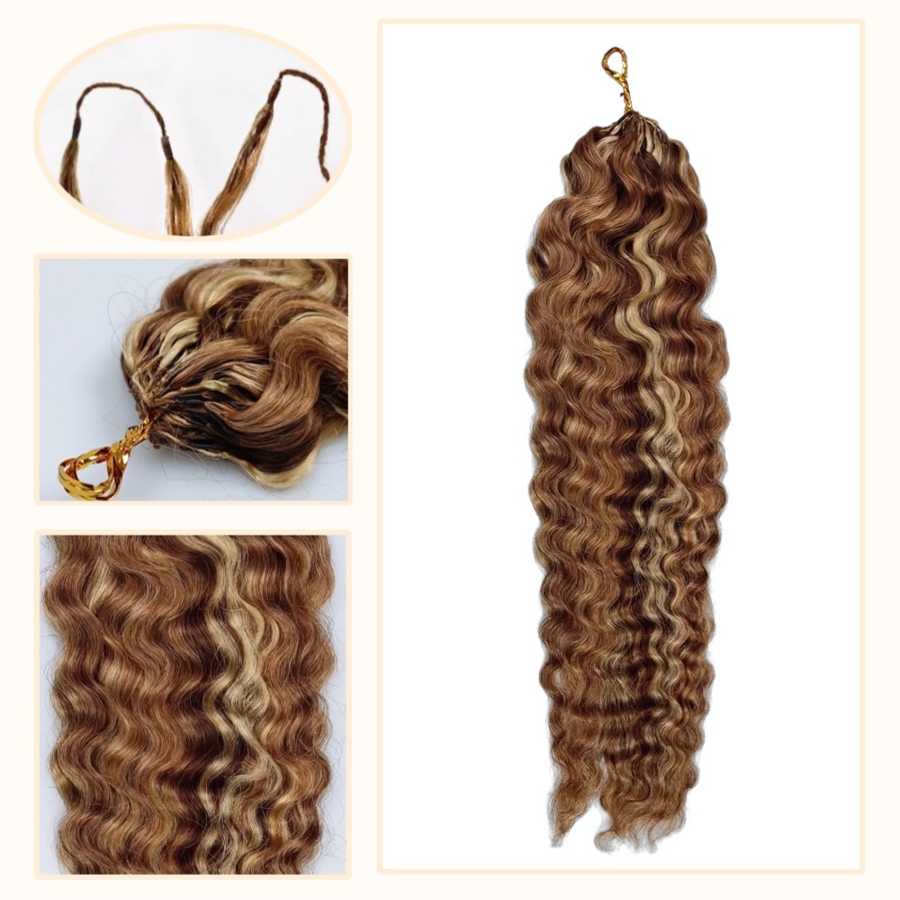 Crochet Braids - #4/27/30 Burmese Curly Human Crochet Hair