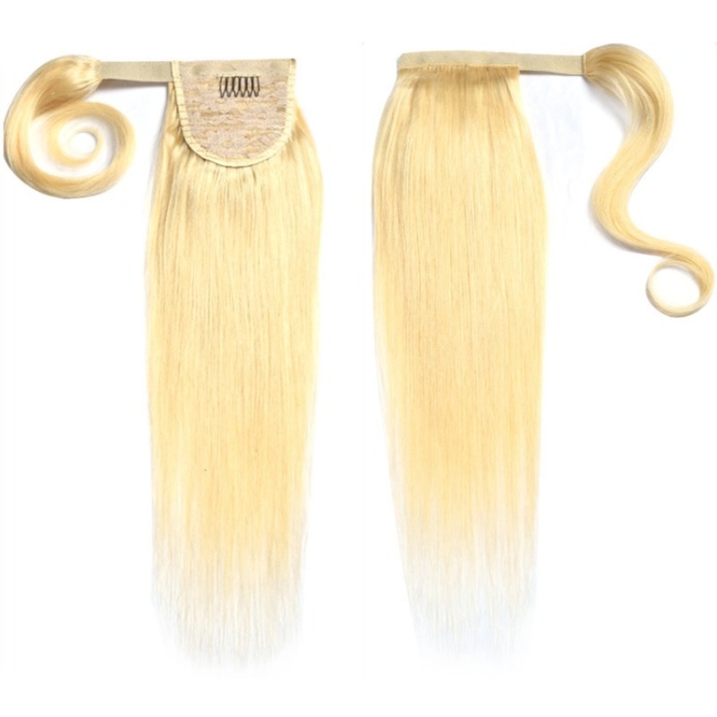 Ponytail Hair Extensions - #613 Human Hair