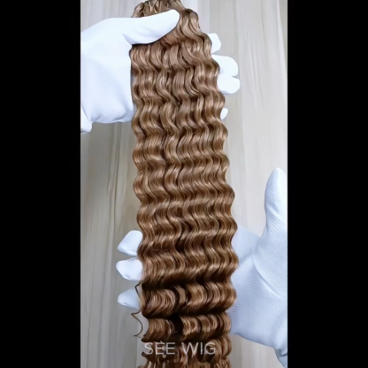 Crochet Braids - #30 Deep Wave Human Crochet Hair