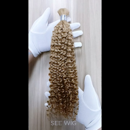 Jerry Curly Bulk Human Hair - #27 Braiding Hair