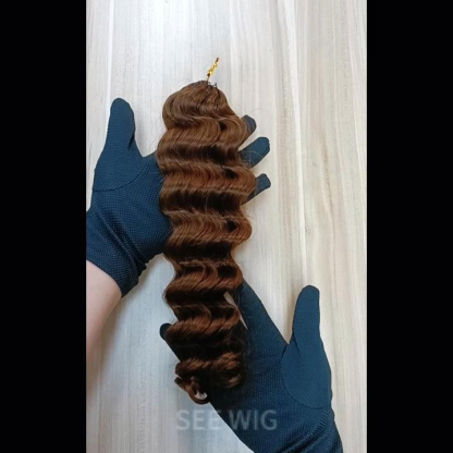 Crochet Braids - #4 Loose Deep Wave Human Crochet Hair