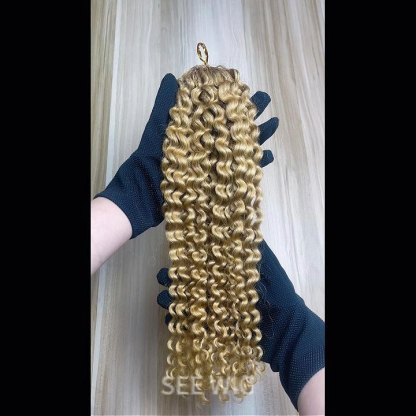 Crochet Braids - #27 Deep Curly Human Crochet Hair