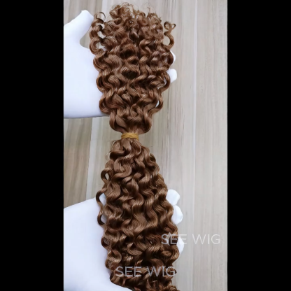 Double-ended Human Braiding Hair - #30 Deep Curly Hair