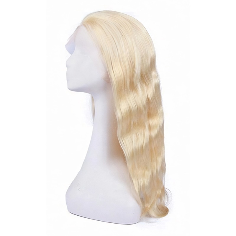 Full Lace Wigs - #613 Body Wave Human Hair