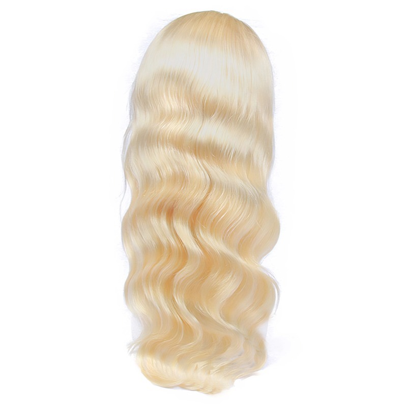 Full Lace Wigs - #613 Body Wave Human Hair