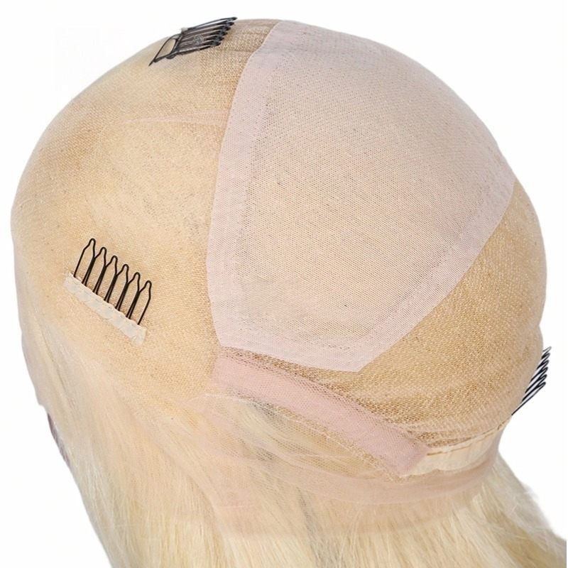 Full Lace Wigs - #613 Body Wave Human Hair