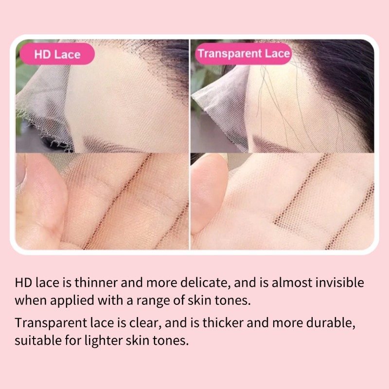 HD lace vs transparent lace - SEE WIG