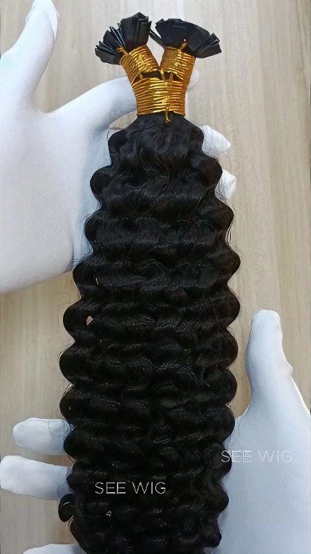 {"default":"K-Tip Hair Extensions - #1B Deep Curly Human Hair"}
