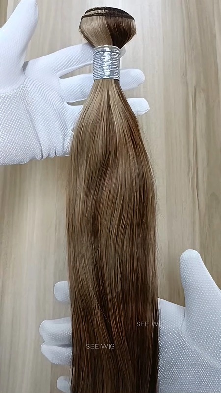 {"default":"Sew In Hair Extensions - #4/27 Straight Human Hair"}
