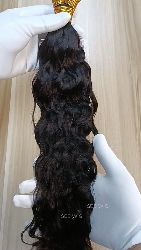 {"default":"K-Tip Hair Extensions - #1B Water Wave Human Hair"}
