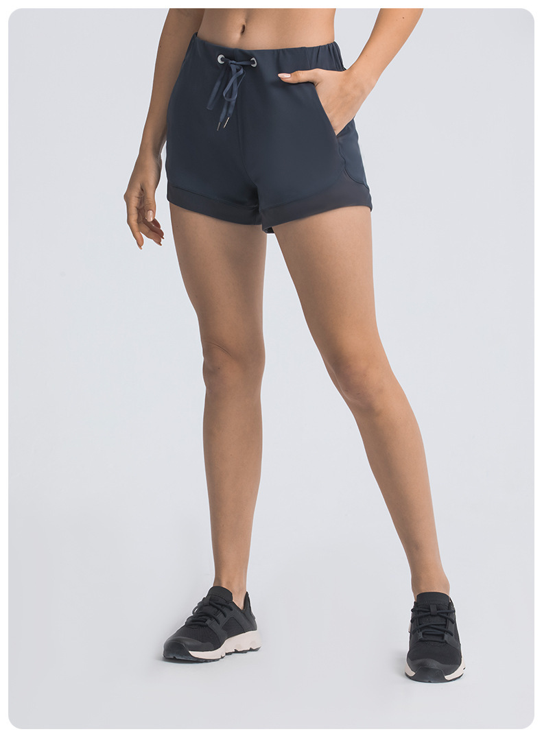 NWT Short Workout Shorts Athletic Gym Shorts Running Yoga Shorts for Women Girls with Phone Pockets