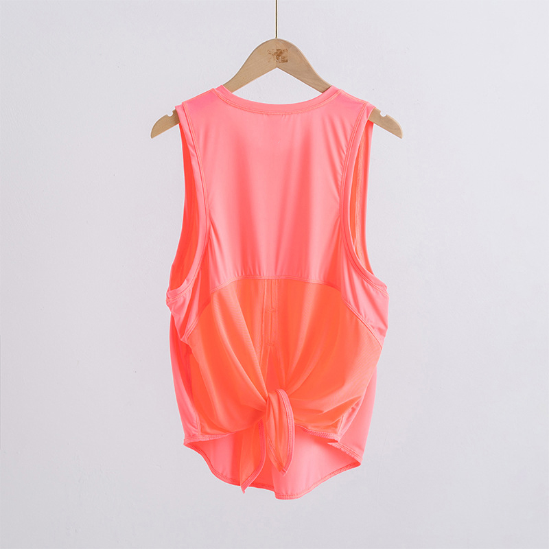 NWT 2024 Women Patchwork Sport Vest Women Loose Fit Plain Fitness Vest Breathable O-neck Gym Athletic Tank Tops 4-12