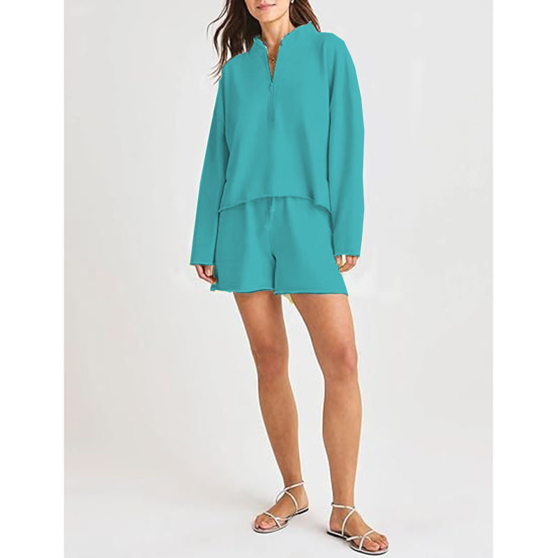 Womens 2 Piece Outfits Long Sleeve Sweatshirts with Joggers Sweatpants