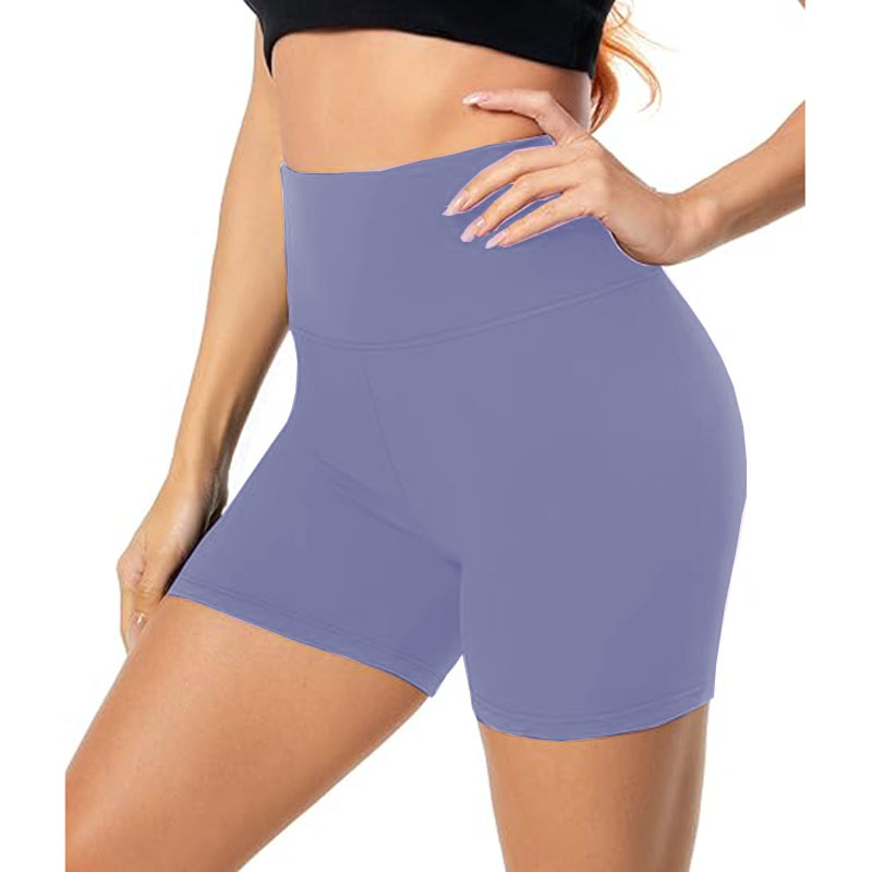 Women High Waist Workout Breathable Yoga Shorts