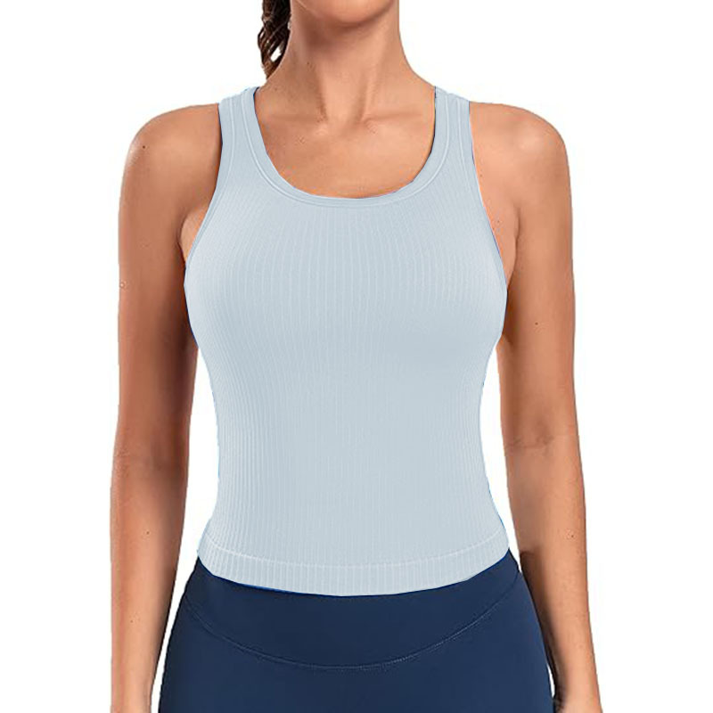 Women Sleeveless Full Length Ribbed Fitted 