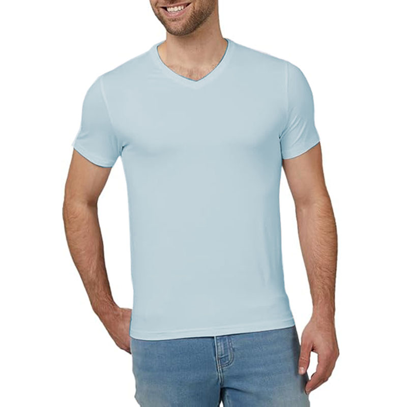 Short Sleeve Crew Neck Plain Novelty T Shirt for Men