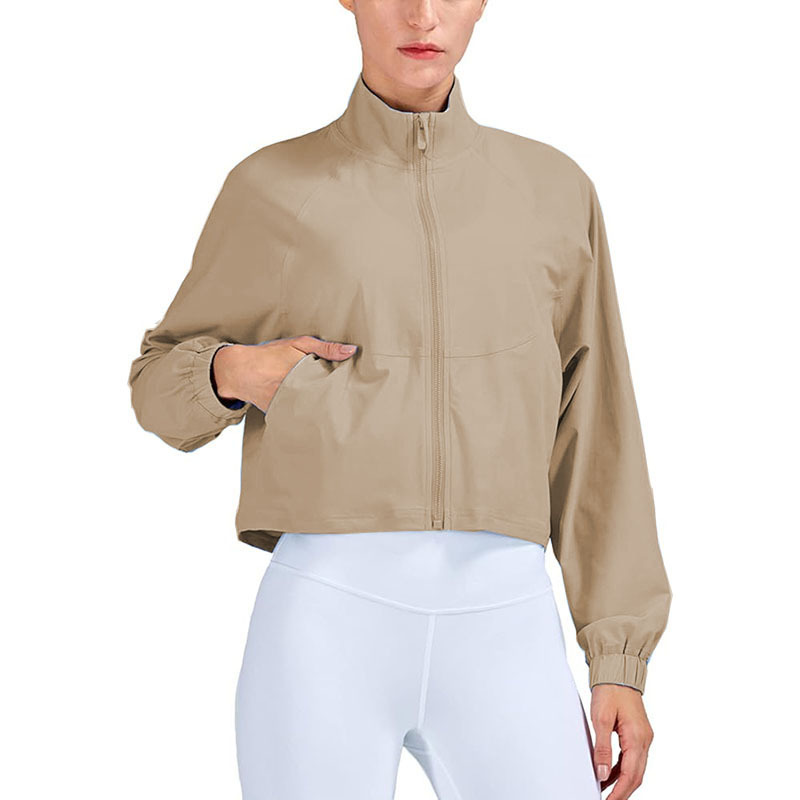 Womens Jackets Zip Up Winter Clothes Long Sleeve