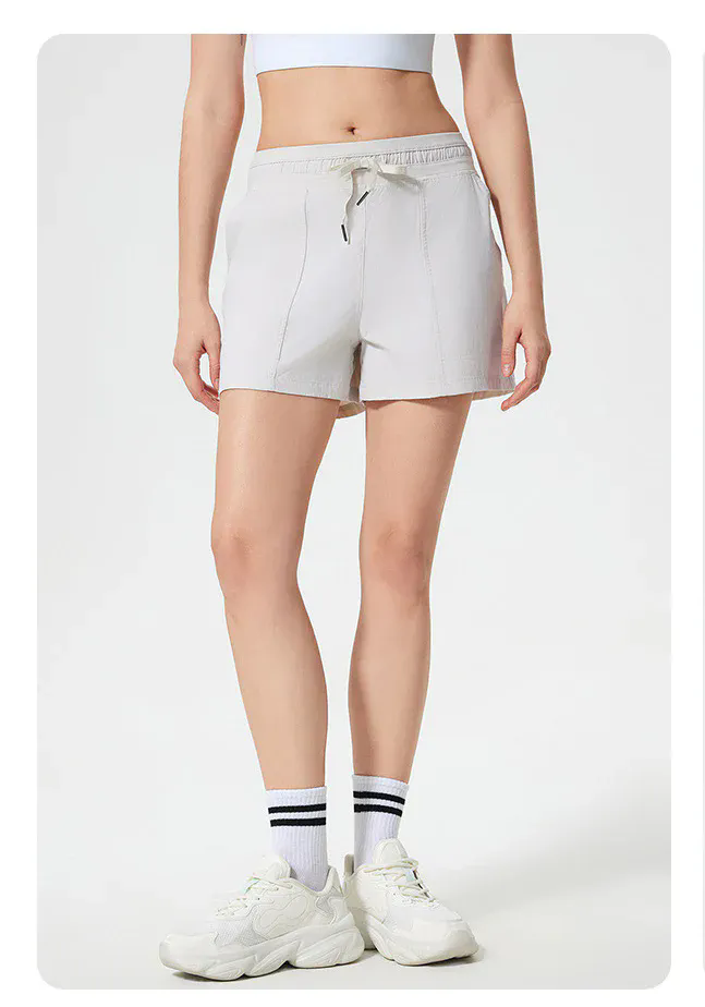 New Women Running Pocket Sporty Workout Short