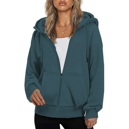 Hoodie for Women Full Zip Slim Fit Lightweight