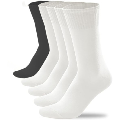 Women Casual Cute Cotton Crew Socks 5Pairs