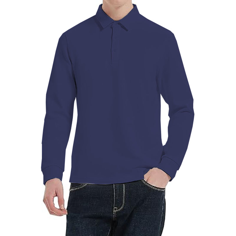 Men's Golf Shirts Long Sleeve Performance Collar Shirts