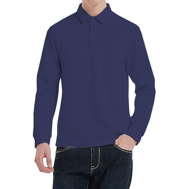 Men's Golf Shirts Long Sleeve Performance Collar Shirts