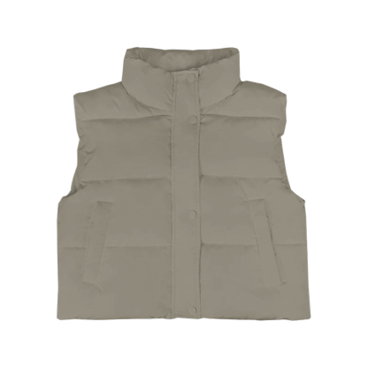 2026 Women Puffer Winter Sleeveless Warm Outerwear Vest